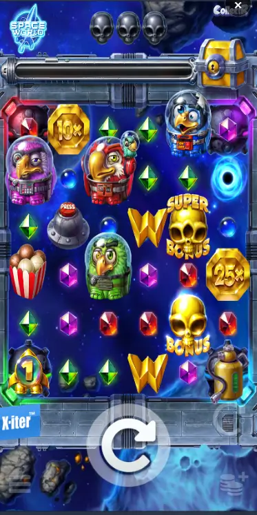 Pirots 4 Mobile Layout